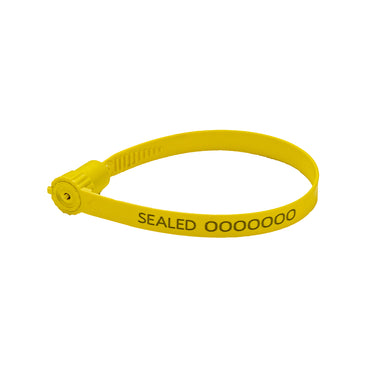 VersaTruck Numbered Fixed Length Security Seal - Yellow